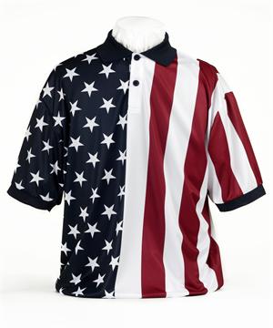 American Flag Umpire Polo Shirts Smitteez Sportswear 